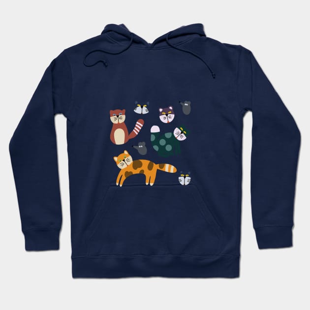 Cats and Mice Hoodie by Pacesyte